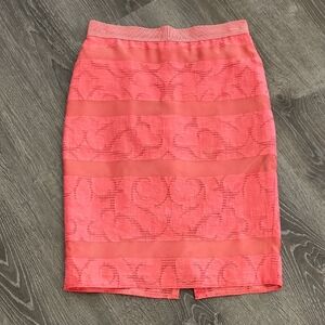 NWOT Ann Taylor Elegant Coral Skirt